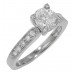 1.67 CT Certified Diamond Engagement Ring Vintage Style